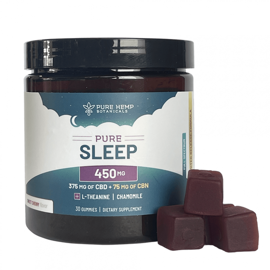 Pure Sleep CBD Gummies – 450mg (Melatonin-Free)