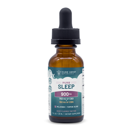 Pure CBD Sleep Tincture w/ CBN & Melatonin