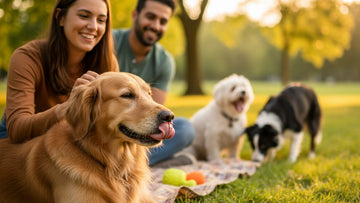 calming signals in dogs - Professional illustration