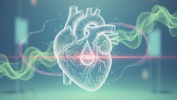 Blog Post: does cbd cause heart palpitations - Professional illustration