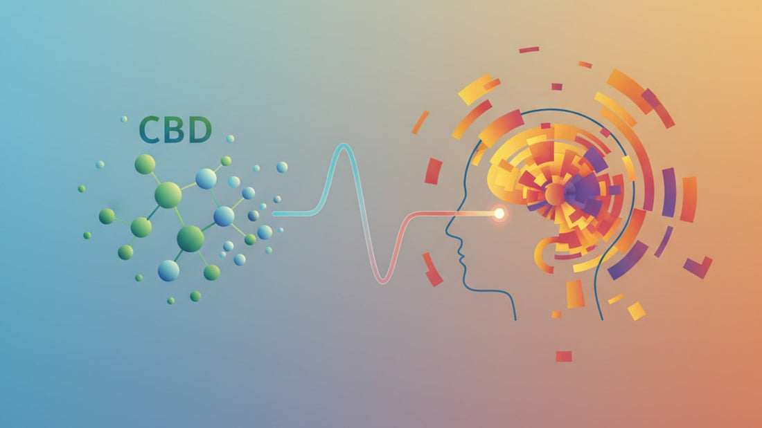 Blog Post: does cbd cause mania - Professional illustration