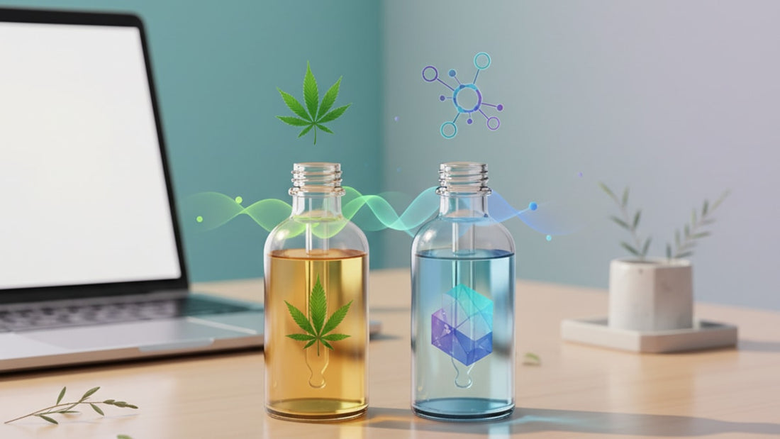Blog Post: is hemp oil the same as cbd oil - Professional illustration