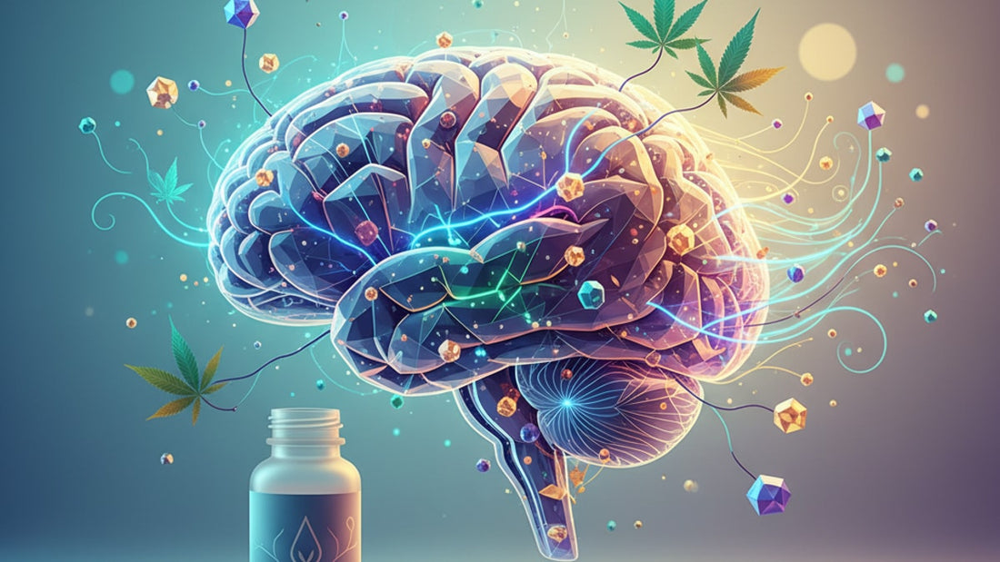 Blog Post: does cbd help with adhd - Professional illustration