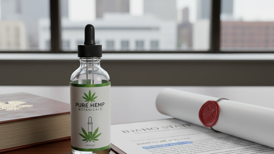 why pure hemp botanicals cannot ship to idaho - Professional illustration