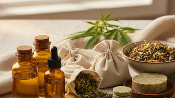 10 years of pure hemp botanicals our story - Professional illustration