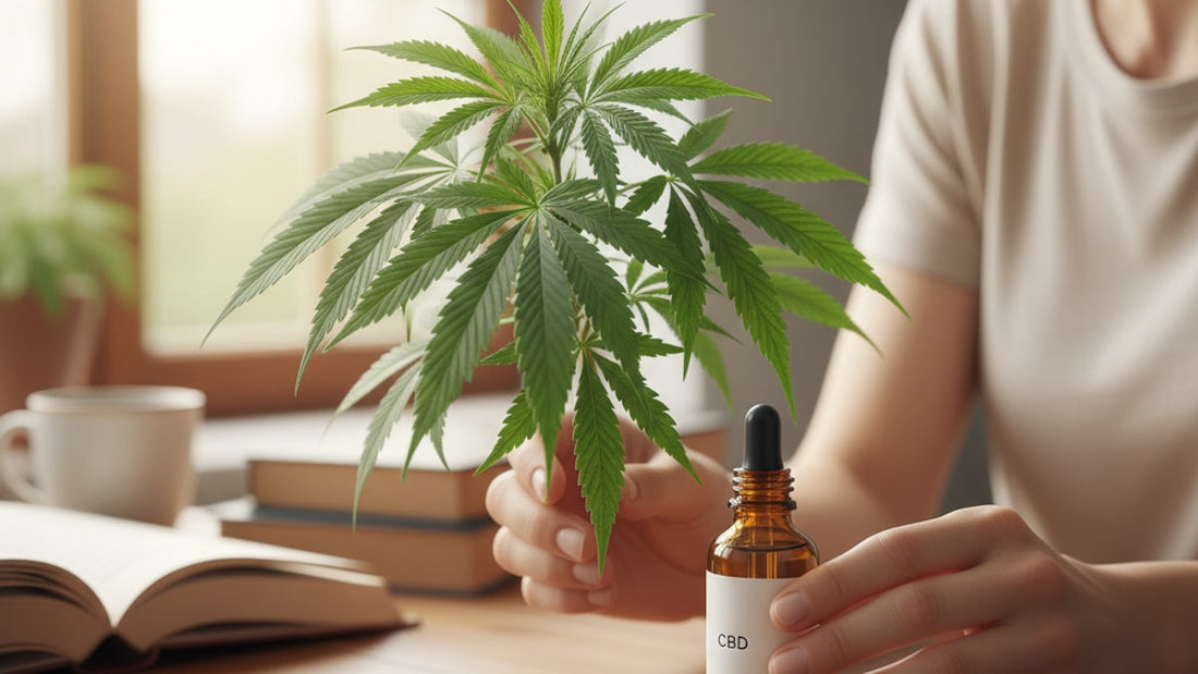 Blog Post: does hemp extract have cbd - Professional illustration