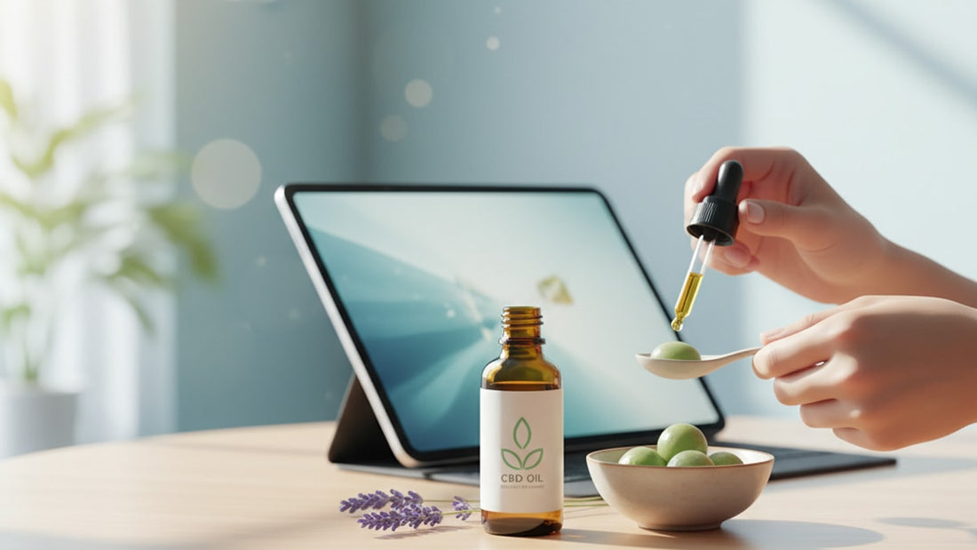 Blog Post: how to use cbd oil - Professional illustration