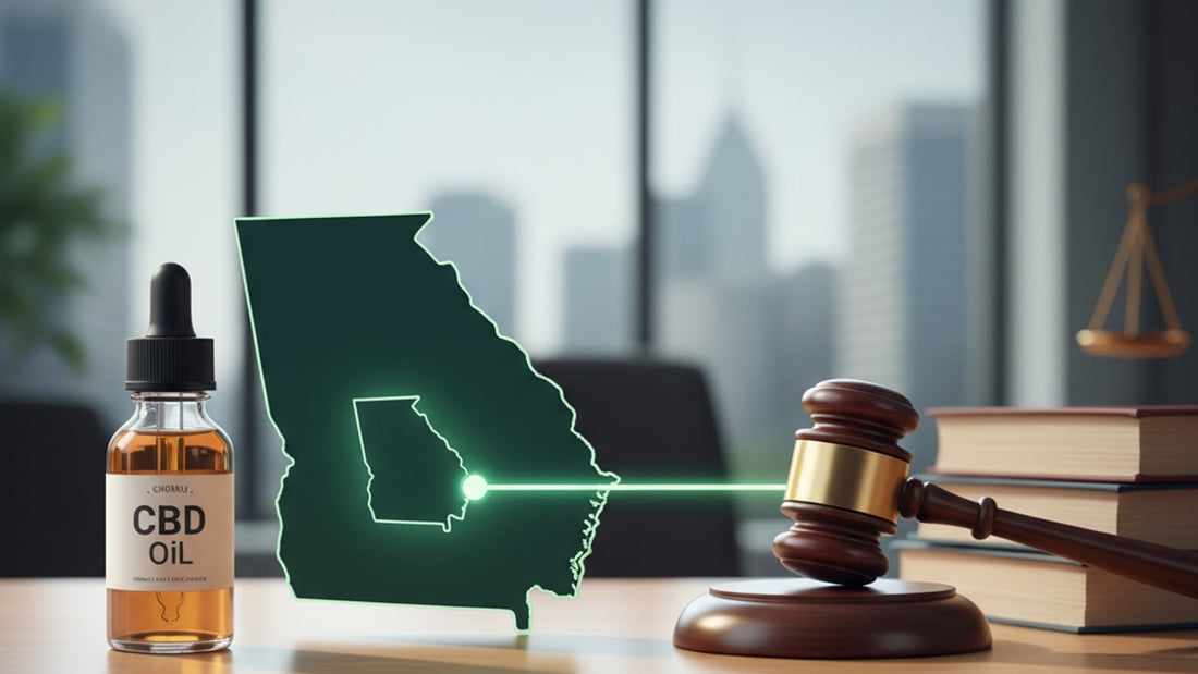 Blog Post: is cbd oil legal in georgia - Professional illustration