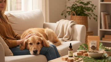 cbd for anxious dogs real results - Professional illustration
