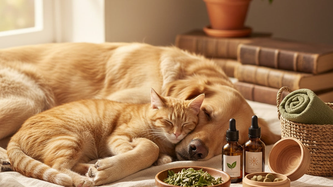pet liver health and cbd - Professional illustration