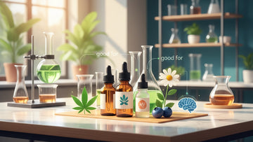 Blog Post: what is cbd oil good for - Professional illustration