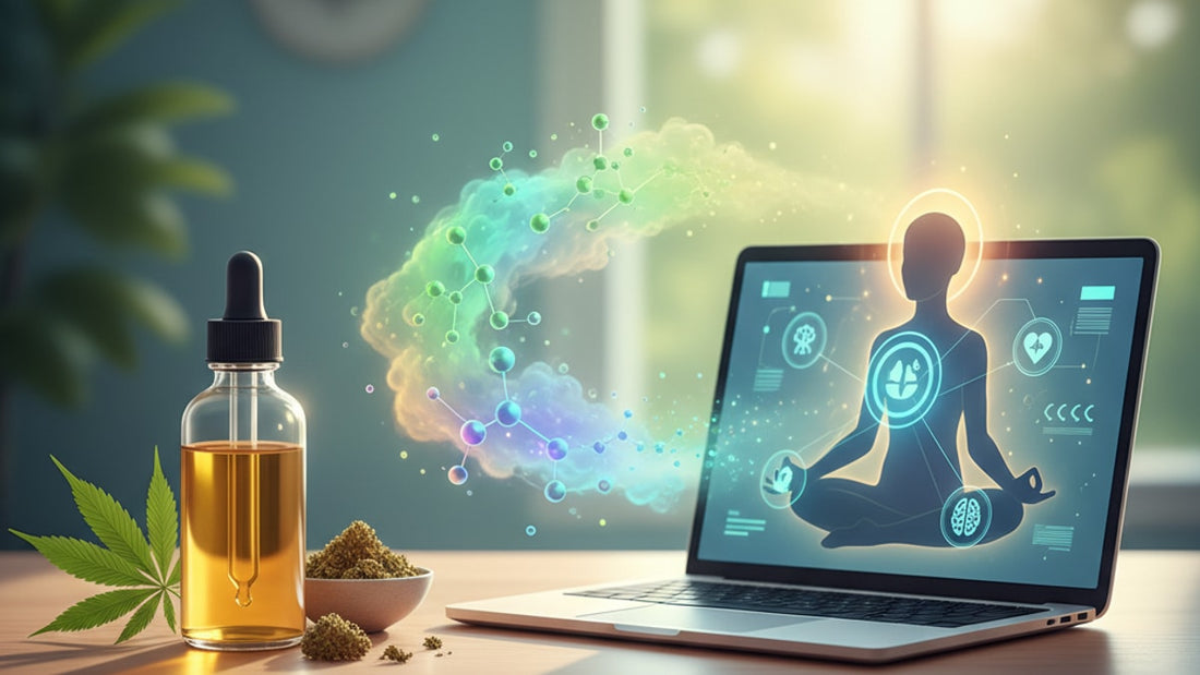 Blog Post: what does cbd oil do - Professional illustration