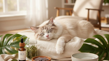 cbd for ragdolls behavior - Professional illustration