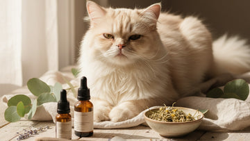 cbd for persian cats anxiety - Professional illustration