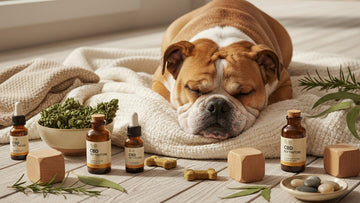 cbd for english bulldogs joint pain - Professional illustration
