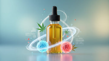 Blog Post: does cbd oil help with inflammation - Professional illustration