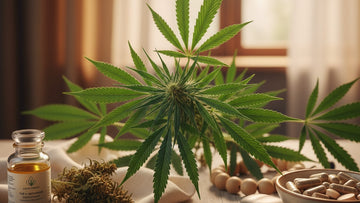 hemp thc and cbd together - Professional illustration