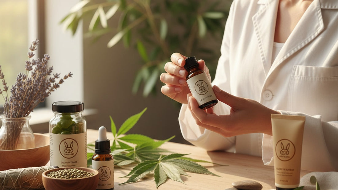 cruelty-free cbd manufacturing standards - Professional illustration