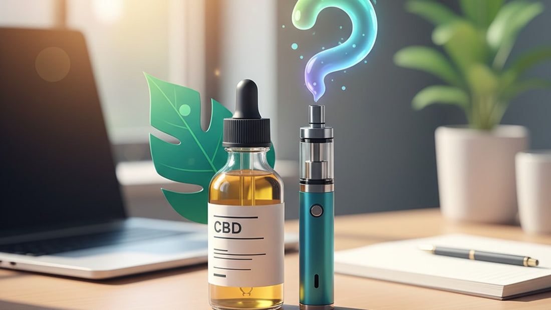 Blog Post: can you smoke cbd oil - Professional illustration