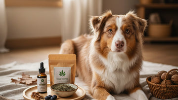 cbd for working dogs - Professional illustration