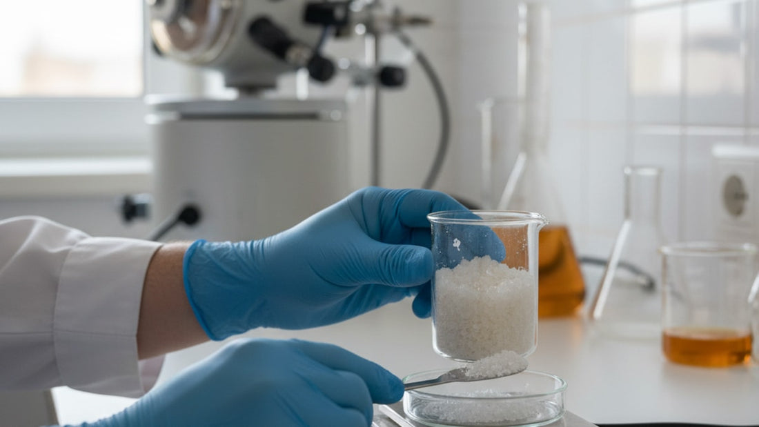 Blog Post: how to extract cbd isolate - Professional illustration