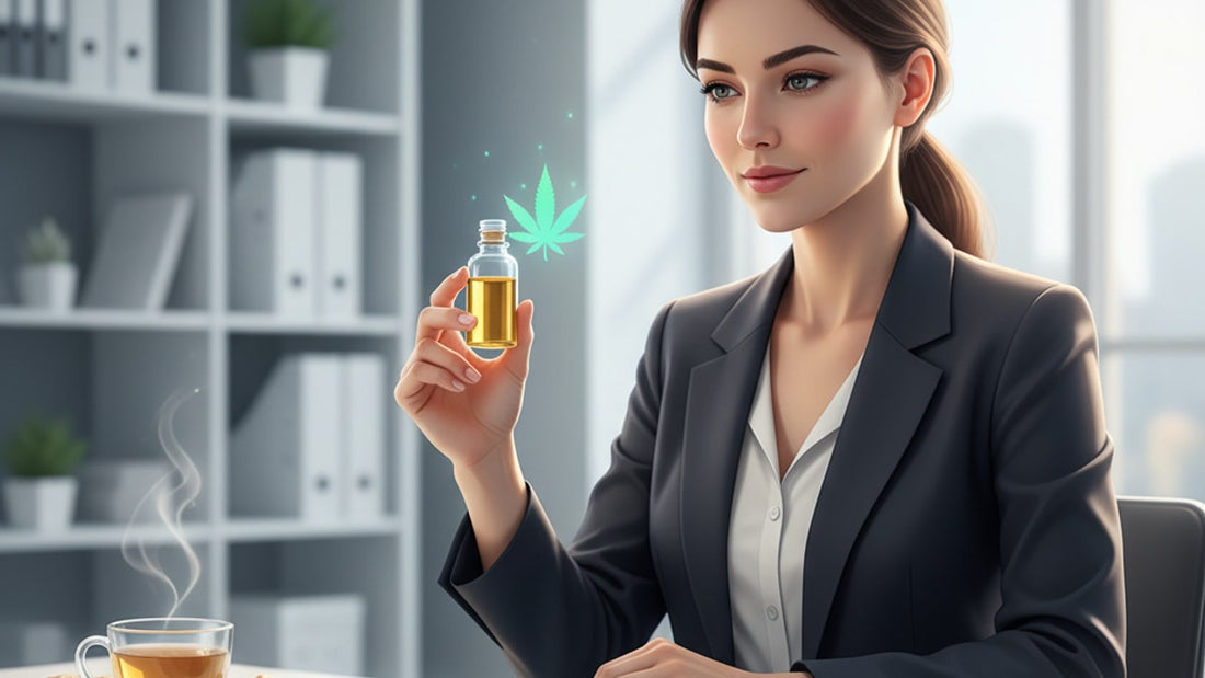 Blog Post: does cbd help with nausea - Professional illustration