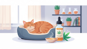 Blog Post: is cbd oil safe for cats - Professional illustration