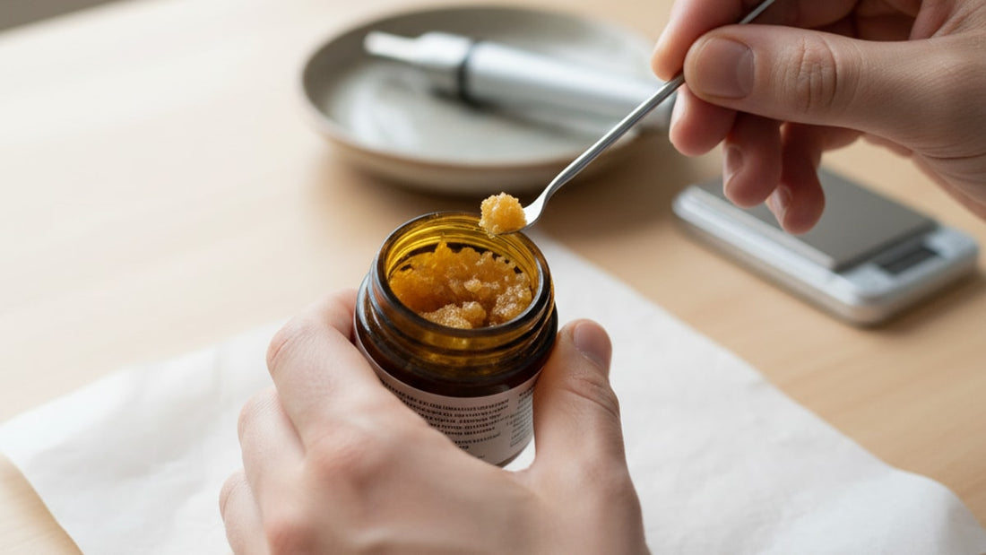Blog Post: how to use cbd crumble - Professional illustration