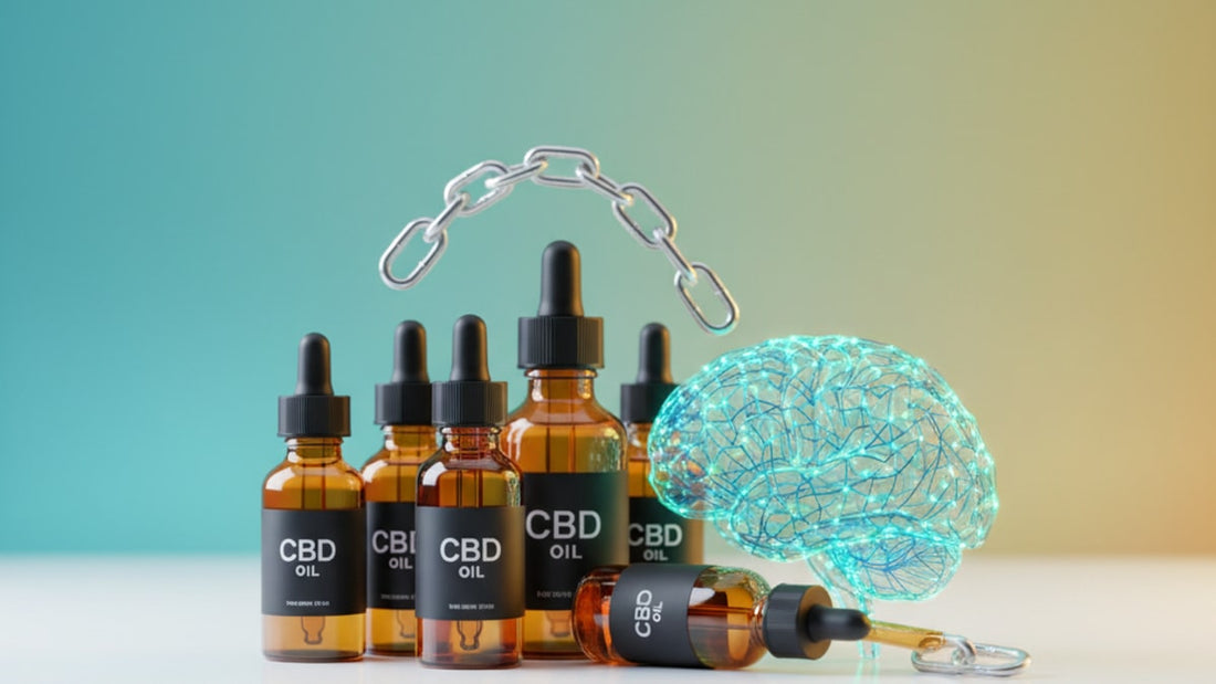 Blog Post: is cbd oil addictive - Professional illustration