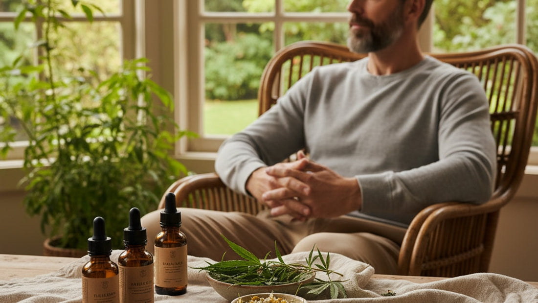 cbd for veterans ptsd support - Professional illustration