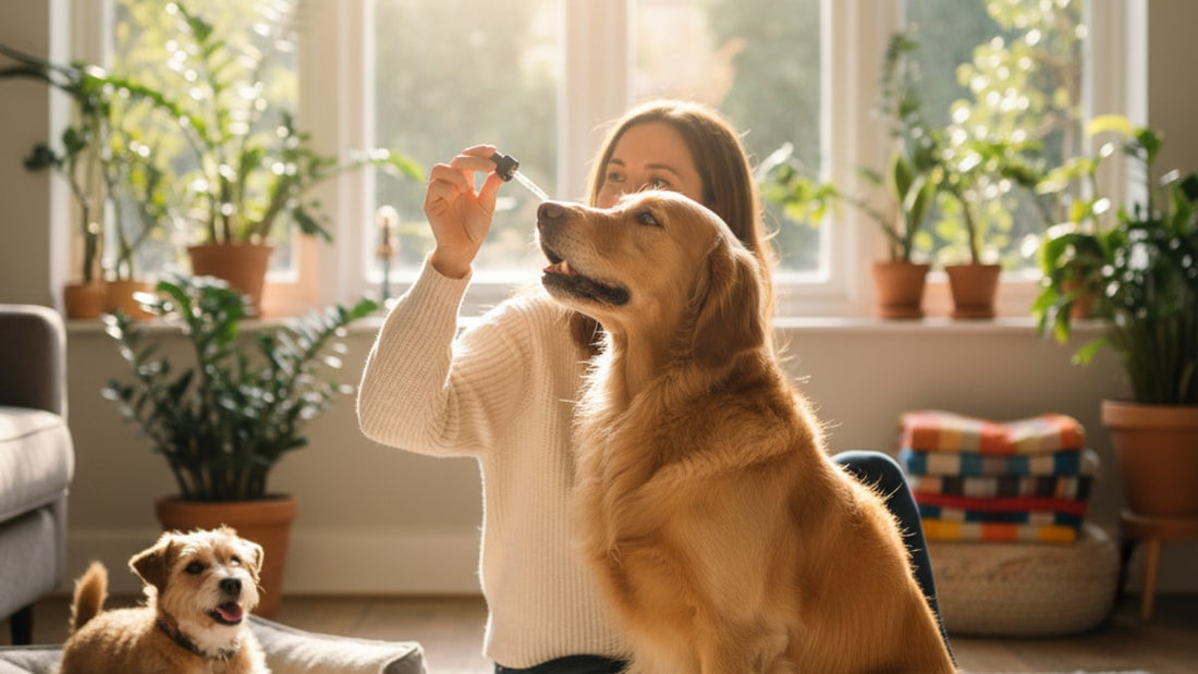 how to give cbd to a dog - Professional illustration