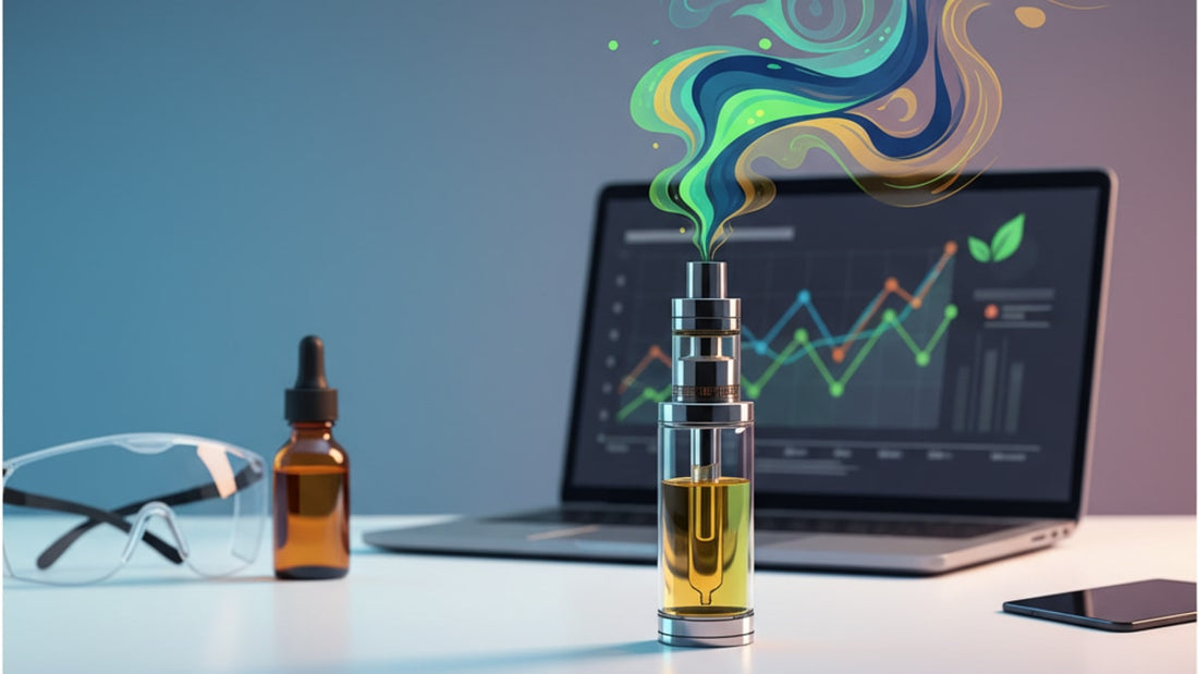 Blog Post: can you vape cbd oil - Professional illustration