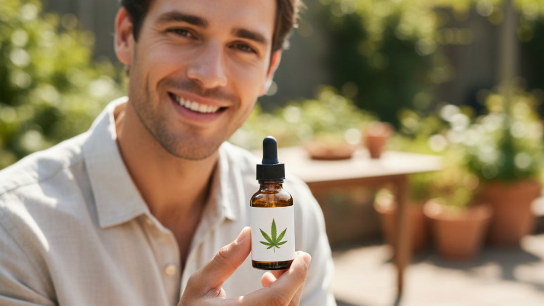 Blog Post: does cbd reduce testosterone - Professional illustration