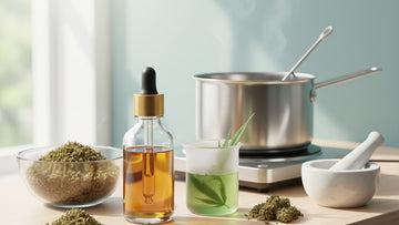 Blog Post: how to make cbd oil at home - Professional illustration