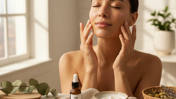 cbd facial massage techniques - Professional illustration