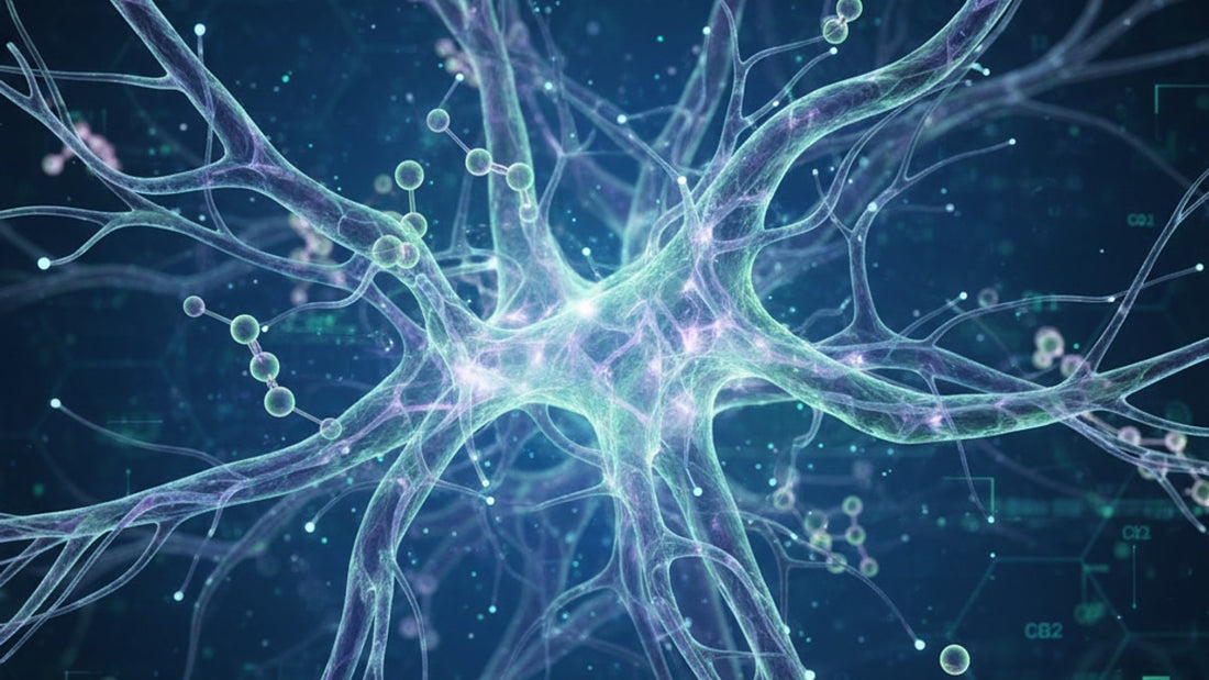 the endocannabinoid system explained - Professional illustration