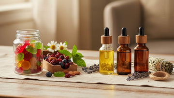 gummies vs tinctures effects - Professional illustration
