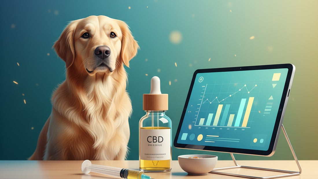 Blog Post: how much cbd oil should i give my dog - Professional illustration