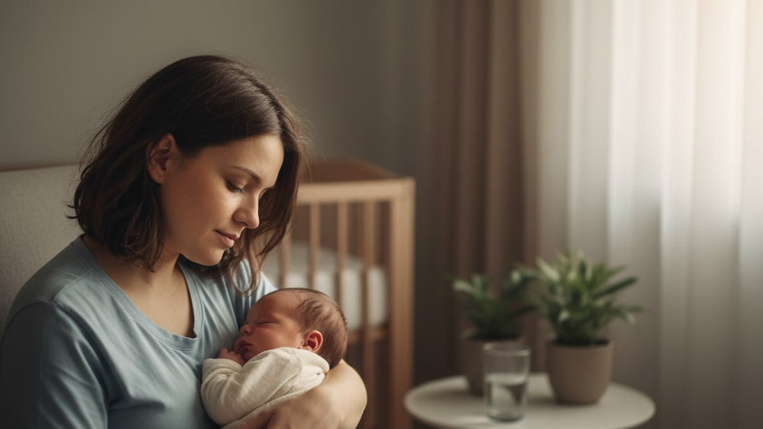 postpartum sleep disruption - Professional illustration