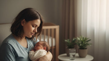 postpartum sleep disruption - Professional illustration