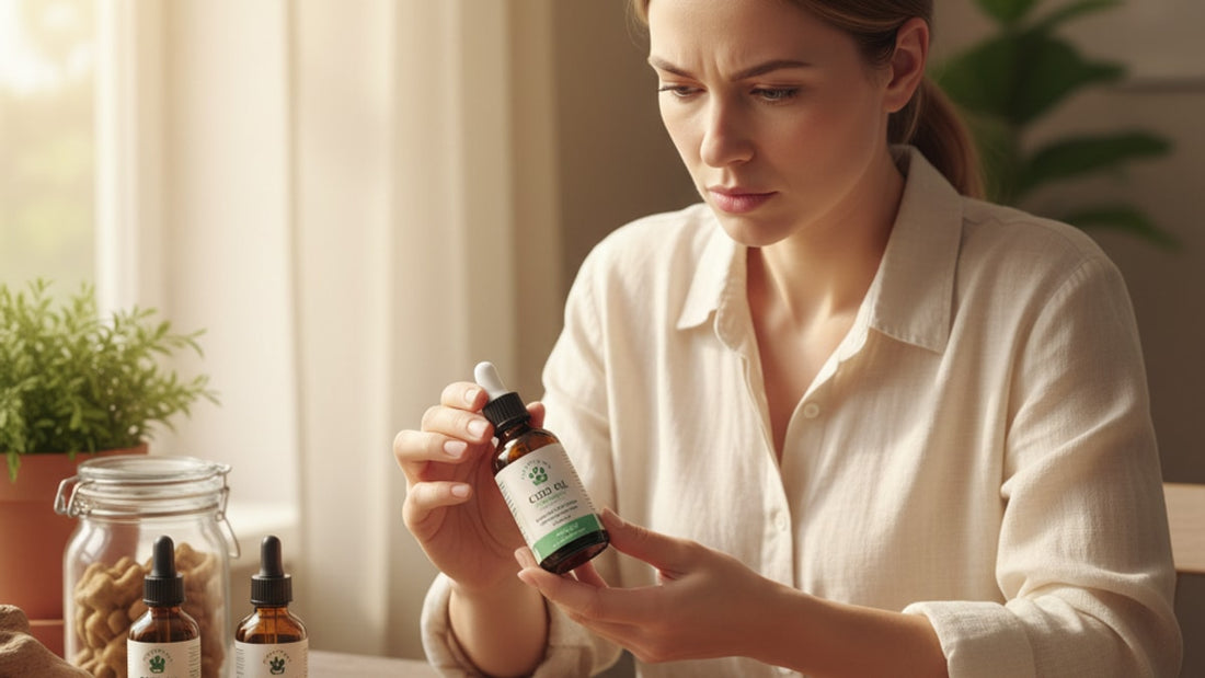 avoiding counterfeit pet cbd - Professional illustration