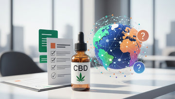Blog Post: is cbd oil legal - Professional illustration