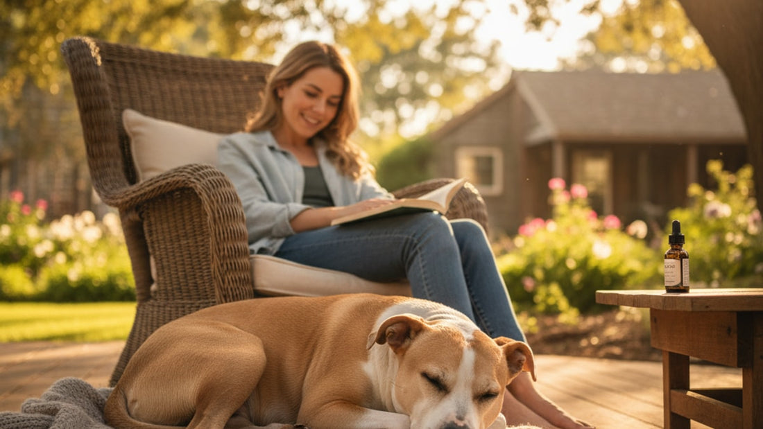 cbd for pit bulls anxiety management - Professional illustration