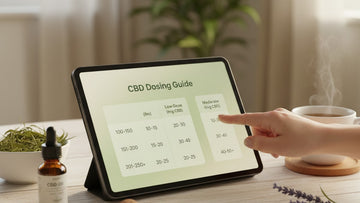 cbd dosing chart by weight - Professional illustration