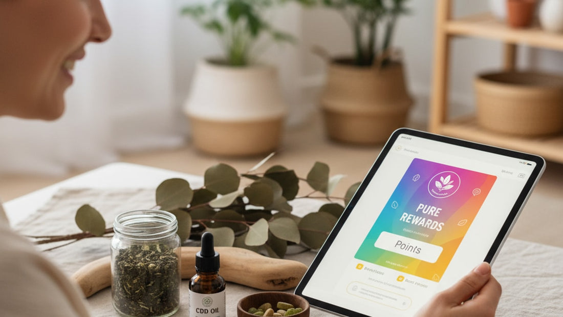 how to earn free cbd with pure rewards - Professional illustration