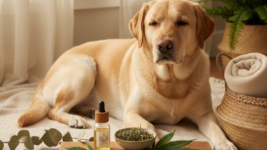 cbd for labradors health support - Professional illustration