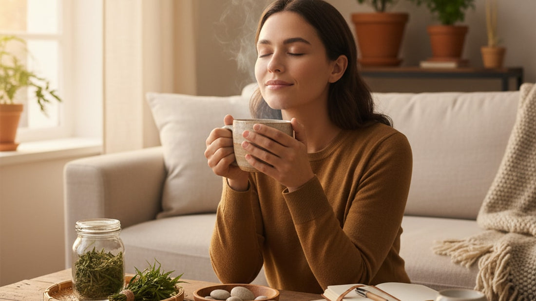 hemptealicious hemp tea guide - Professional illustration