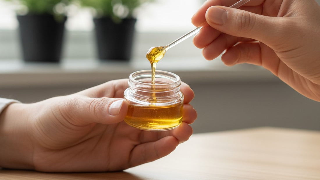Blog Post: how to use cbd distillate - Professional illustration