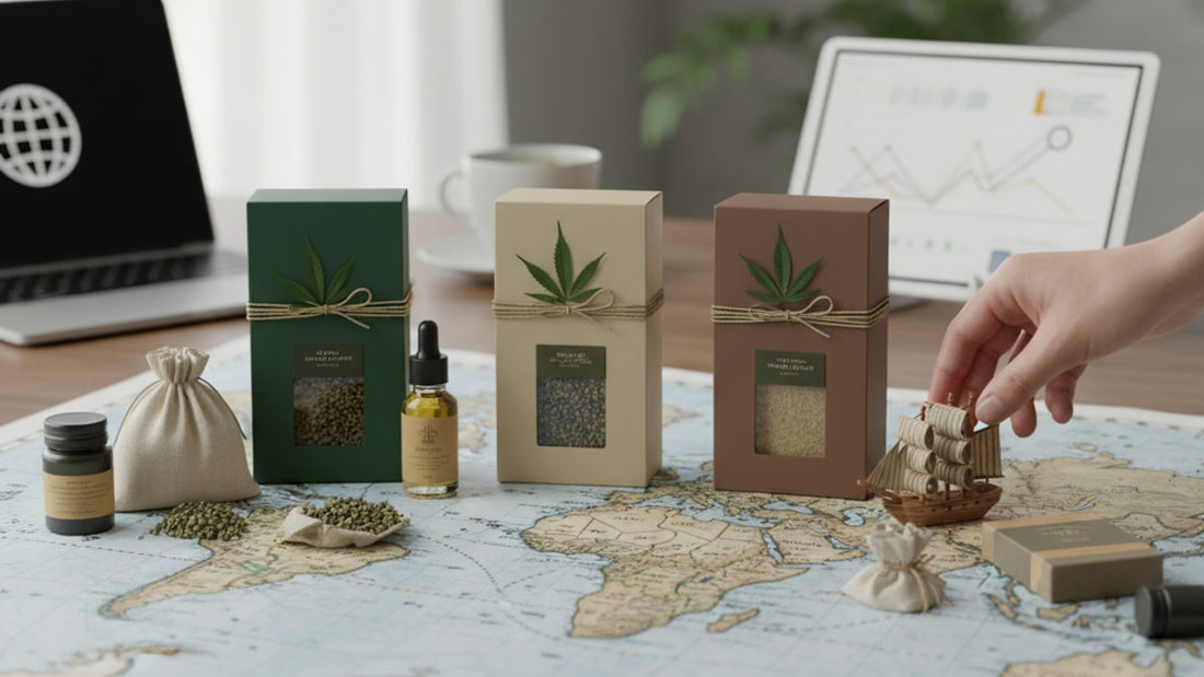 pure hemp international shipping guide - Professional illustration