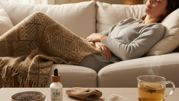 why cbd makes some people tired - Professional illustration